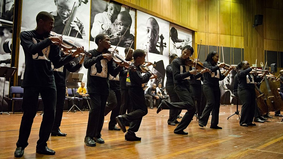 Das Buskaid Soweto String Ensemble | Bildquelle: © Buskaid